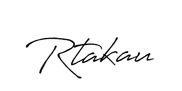 if you are searching for the best signature style for your name Rtakau. so please give up your signature search. here we have designed multiple signature styles  using Antro_Vectra_Bolder. Rtakau signature style 7 images and pictures png
