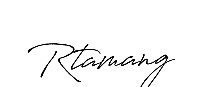 How to Draw Rtamang signature style? Antro_Vectra_Bolder is a latest design signature styles for name Rtamang. Rtamang signature style 7 images and pictures png