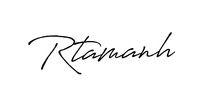 Antro_Vectra_Bolder is a professional signature style that is perfect for those who want to add a touch of class to their signature. It is also a great choice for those who want to make their signature more unique. Get Rtamanh name to fancy signature for free. Rtamanh signature style 7 images and pictures png