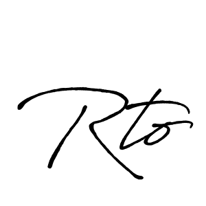 The best way (Antro_Vectra_Bolder) to make a short signature is to pick only two or three words in your name. The name Rto include a total of six letters. For converting this name. Rto signature style 7 images and pictures png
