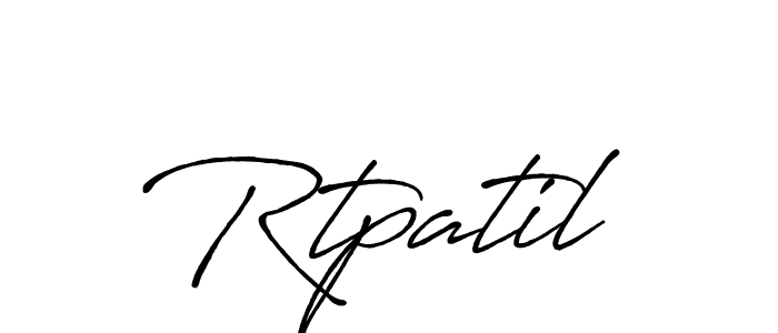 Also You can easily find your signature by using the search form. We will create Rtpatil name handwritten signature images for you free of cost using Antro_Vectra_Bolder sign style. Rtpatil signature style 7 images and pictures png