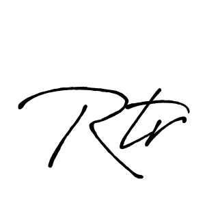 Use a signature maker to create a handwritten signature online. With this signature software, you can design (Antro_Vectra_Bolder) your own signature for name Rtr. Rtr signature style 7 images and pictures png