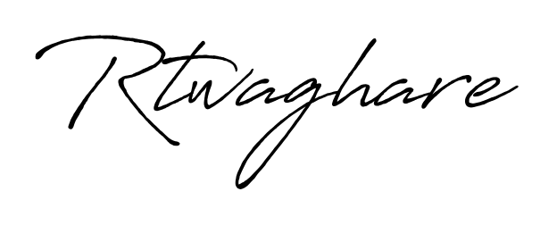 If you are searching for the best signature style for your name Rtwaghare, here we have designed multiple signature styles using Antro_Vectra_Bolder. Rtwaghare signature style 7 images and pictures png