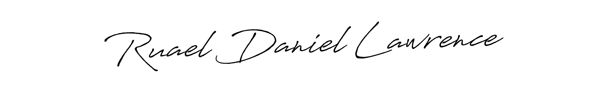 This is the best signature style for the Ruael Daniel Lawrence name. Also you like these signature font (Antro_Vectra_Bolder). Mix name signature. Ruael Daniel Lawrence signature style 7 images and pictures png