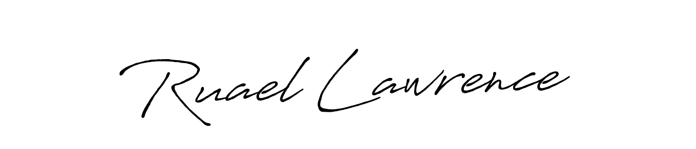 You should practise on your own different ways (Antro_Vectra_Bolder) to write your name (Ruael Lawrence) in signature. don't let someone else do it for you. Ruael Lawrence signature style 7 images and pictures png