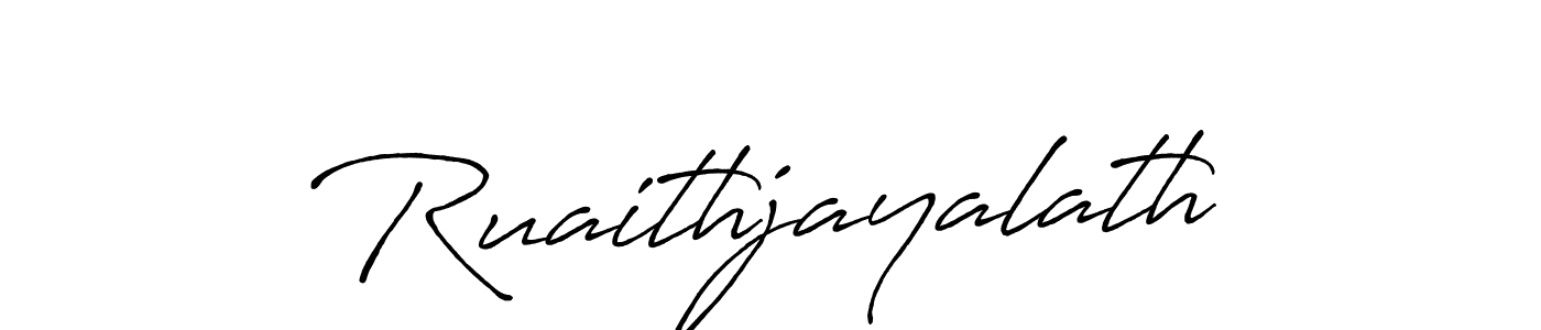Ruaithjayalath stylish signature style. Best Handwritten Sign (Antro_Vectra_Bolder) for my name. Handwritten Signature Collection Ideas for my name Ruaithjayalath. Ruaithjayalath signature style 7 images and pictures png
