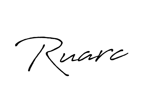 Make a beautiful signature design for name Ruarc. With this signature (Antro_Vectra_Bolder) style, you can create a handwritten signature for free. Ruarc signature style 7 images and pictures png