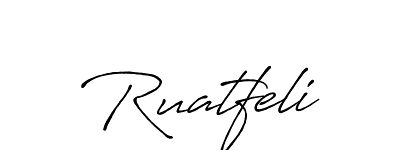 Antro_Vectra_Bolder is a professional signature style that is perfect for those who want to add a touch of class to their signature. It is also a great choice for those who want to make their signature more unique. Get Ruatfeli name to fancy signature for free. Ruatfeli signature style 7 images and pictures png