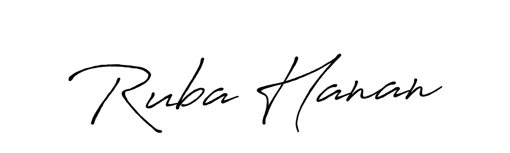 Once you've used our free online signature maker to create your best signature Antro_Vectra_Bolder style, it's time to enjoy all of the benefits that Ruba Hanan name signing documents. Ruba Hanan signature style 7 images and pictures png