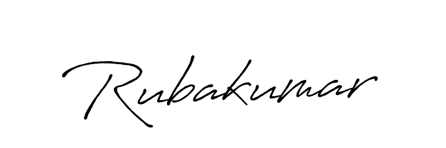 Create a beautiful signature design for name Rubakumar. With this signature (Antro_Vectra_Bolder) fonts, you can make a handwritten signature for free. Rubakumar signature style 7 images and pictures png
