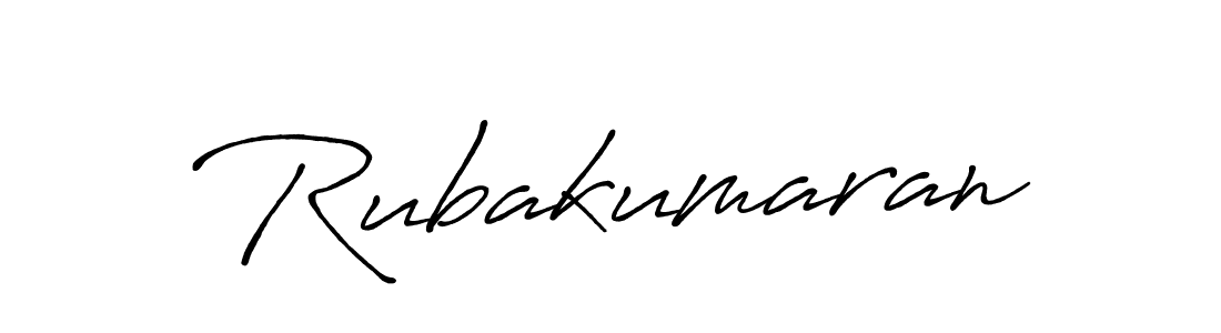 How to make Rubakumaran name signature. Use Antro_Vectra_Bolder style for creating short signs online. This is the latest handwritten sign. Rubakumaran signature style 7 images and pictures png
