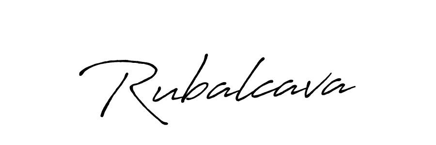 Make a beautiful signature design for name Rubalcava. With this signature (Antro_Vectra_Bolder) style, you can create a handwritten signature for free. Rubalcava signature style 7 images and pictures png
