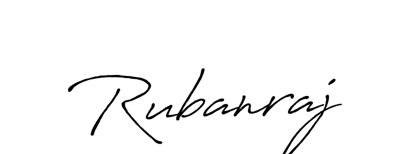 Design your own signature with our free online signature maker. With this signature software, you can create a handwritten (Antro_Vectra_Bolder) signature for name Rubanraj. Rubanraj signature style 7 images and pictures png