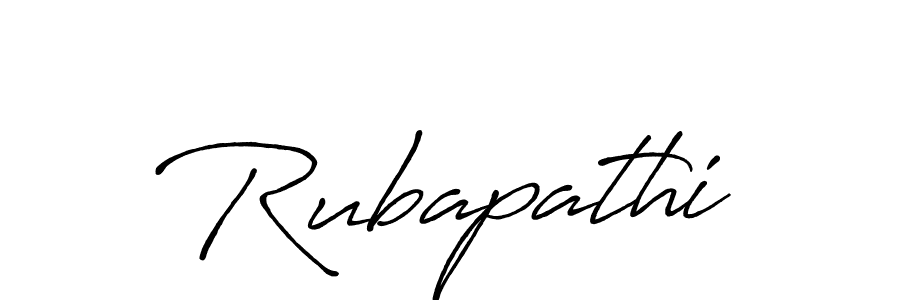 Also we have Rubapathi name is the best signature style. Create professional handwritten signature collection using Antro_Vectra_Bolder autograph style. Rubapathi signature style 7 images and pictures png