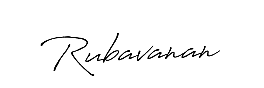 Make a beautiful signature design for name Rubavanan. With this signature (Antro_Vectra_Bolder) style, you can create a handwritten signature for free. Rubavanan signature style 7 images and pictures png