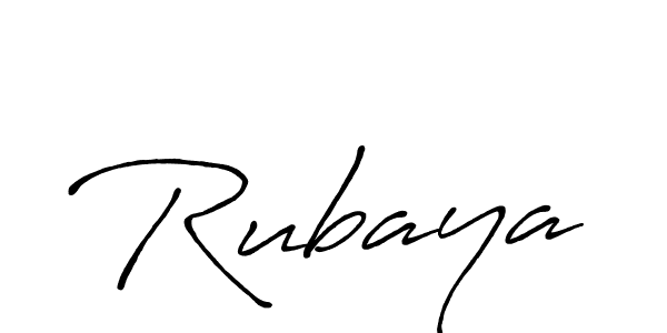 Also we have Rubaya name is the best signature style. Create professional handwritten signature collection using Antro_Vectra_Bolder autograph style. Rubaya signature style 7 images and pictures png