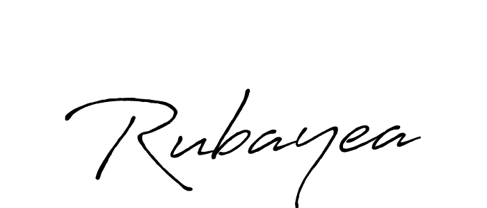 Create a beautiful signature design for name Rubayea. With this signature (Antro_Vectra_Bolder) fonts, you can make a handwritten signature for free. Rubayea signature style 7 images and pictures png