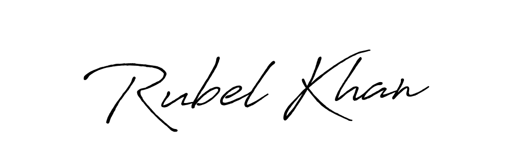 How to make Rubel Khan signature? Antro_Vectra_Bolder is a professional autograph style. Create handwritten signature for Rubel Khan name. Rubel Khan signature style 7 images and pictures png