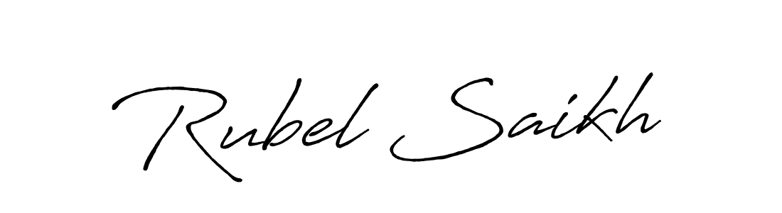 Similarly Antro_Vectra_Bolder is the best handwritten signature design. Signature creator online .You can use it as an online autograph creator for name Rubel Saikh. Rubel Saikh signature style 7 images and pictures png