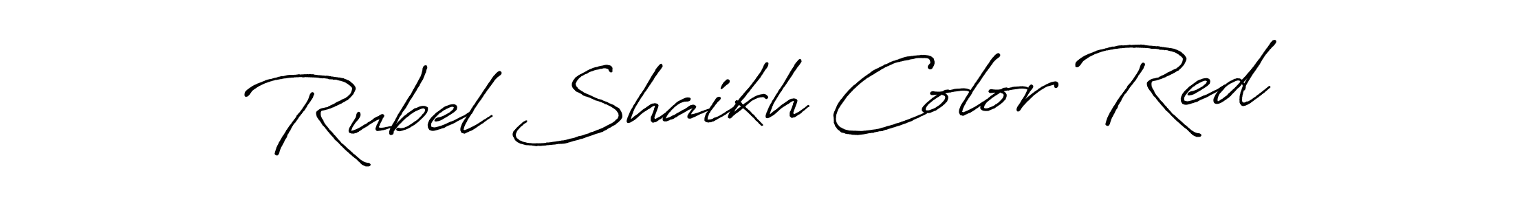 Once you've used our free online signature maker to create your best signature Antro_Vectra_Bolder style, it's time to enjoy all of the benefits that Rubel Shaikh Color Red name signing documents. Rubel Shaikh Color Red signature style 7 images and pictures png
