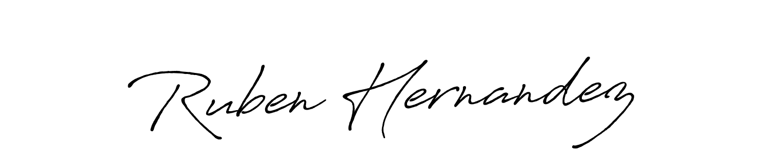 Also we have Ruben Hernandez name is the best signature style. Create professional handwritten signature collection using Antro_Vectra_Bolder autograph style. Ruben Hernandez signature style 7 images and pictures png