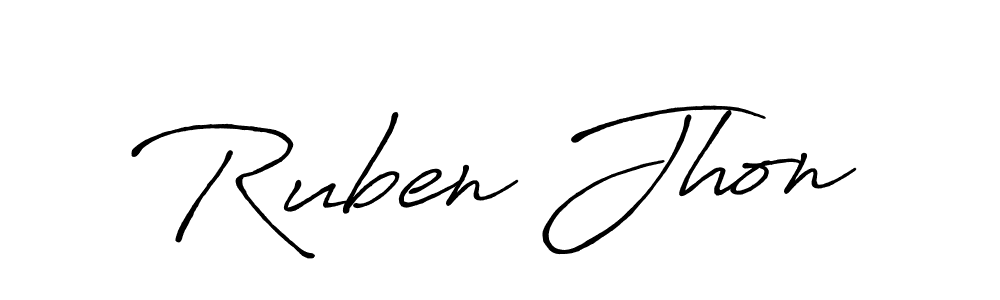 Once you've used our free online signature maker to create your best signature Antro_Vectra_Bolder style, it's time to enjoy all of the benefits that Ruben Jhon name signing documents. Ruben Jhon signature style 7 images and pictures png