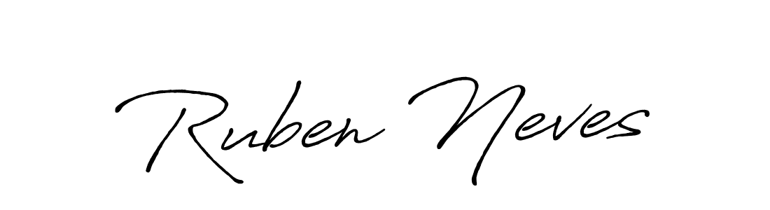 This is the best signature style for the Ruben Neves name. Also you like these signature font (Antro_Vectra_Bolder). Mix name signature. Ruben Neves signature style 7 images and pictures png
