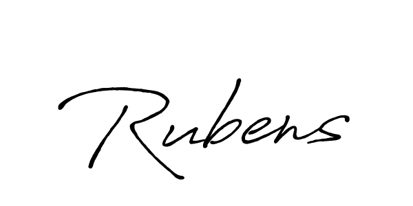 How to make Rubens name signature. Use Antro_Vectra_Bolder style for creating short signs online. This is the latest handwritten sign. Rubens signature style 7 images and pictures png