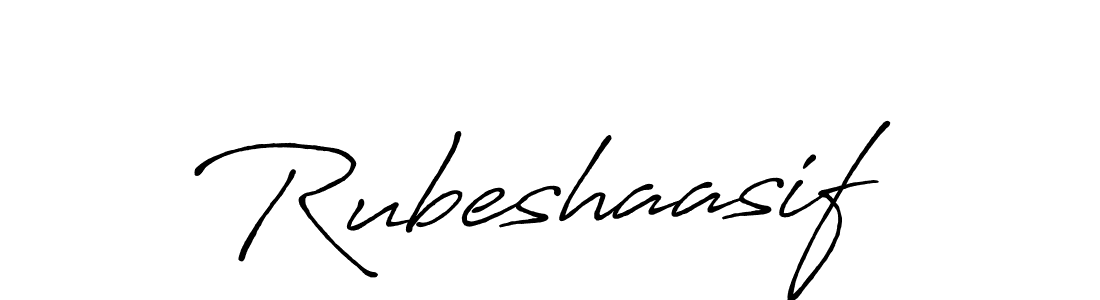 The best way (Antro_Vectra_Bolder) to make a short signature is to pick only two or three words in your name. The name Rubeshaasif include a total of six letters. For converting this name. Rubeshaasif signature style 7 images and pictures png