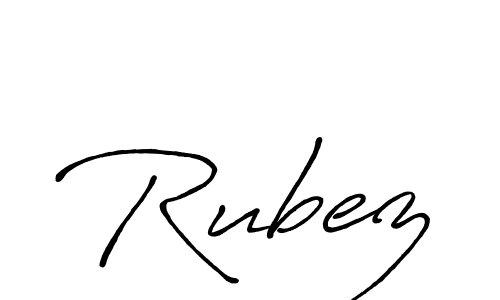 Create a beautiful signature design for name Rubez. With this signature (Antro_Vectra_Bolder) fonts, you can make a handwritten signature for free. Rubez signature style 7 images and pictures png