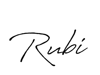 Make a beautiful signature design for name Rubi. Use this online signature maker to create a handwritten signature for free. Rubi signature style 7 images and pictures png