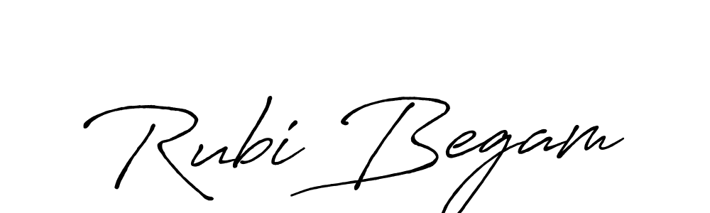 Make a short Rubi Begam signature style. Manage your documents anywhere anytime using Antro_Vectra_Bolder. Create and add eSignatures, submit forms, share and send files easily. Rubi Begam signature style 7 images and pictures png