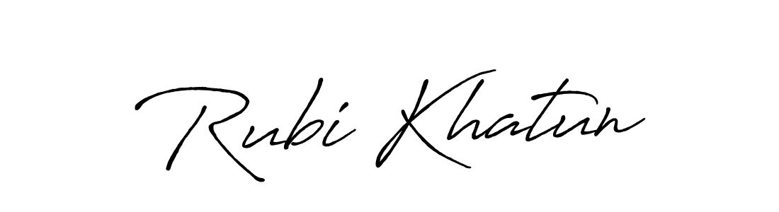 Similarly Antro_Vectra_Bolder is the best handwritten signature design. Signature creator online .You can use it as an online autograph creator for name Rubi Khatun. Rubi Khatun signature style 7 images and pictures png