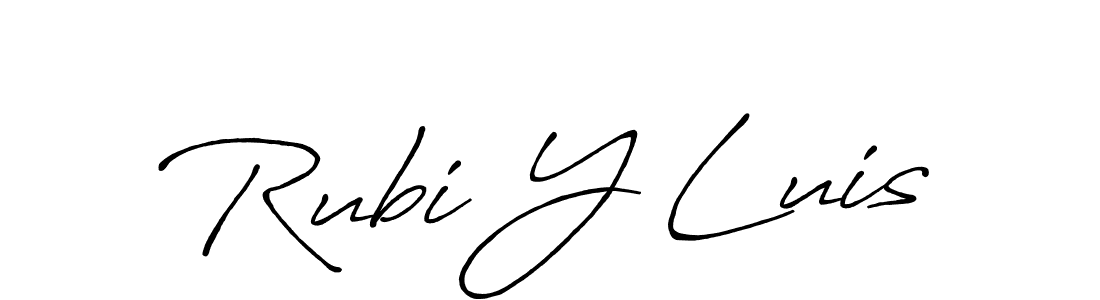 Make a beautiful signature design for name Rubi Y Luis. Use this online signature maker to create a handwritten signature for free. Rubi Y Luis signature style 7 images and pictures png