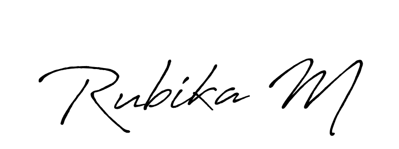 This is the best signature style for the Rubika M name. Also you like these signature font (Antro_Vectra_Bolder). Mix name signature. Rubika M signature style 7 images and pictures png