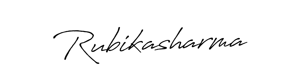 You should practise on your own different ways (Antro_Vectra_Bolder) to write your name (Rubikasharma) in signature. don't let someone else do it for you. Rubikasharma signature style 7 images and pictures png
