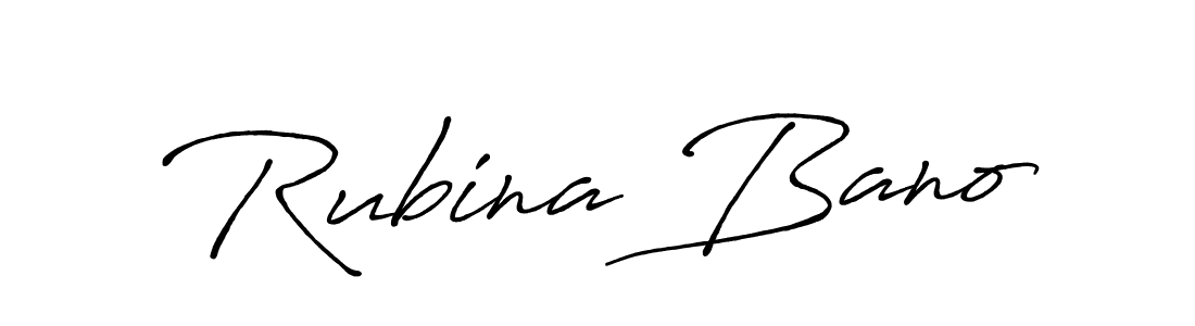 You should practise on your own different ways (Antro_Vectra_Bolder) to write your name (Rubina Bano) in signature. don't let someone else do it for you. Rubina Bano signature style 7 images and pictures png