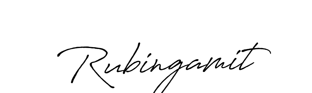 Also we have Rubingamit name is the best signature style. Create professional handwritten signature collection using Antro_Vectra_Bolder autograph style. Rubingamit signature style 7 images and pictures png