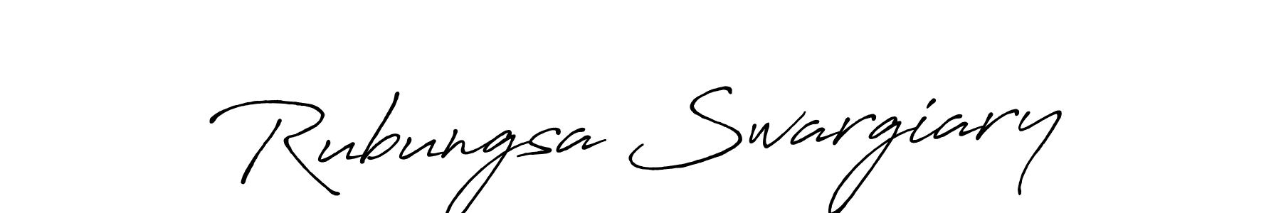 Also You can easily find your signature by using the search form. We will create Rubungsa Swargiary name handwritten signature images for you free of cost using Antro_Vectra_Bolder sign style. Rubungsa Swargiary signature style 7 images and pictures png