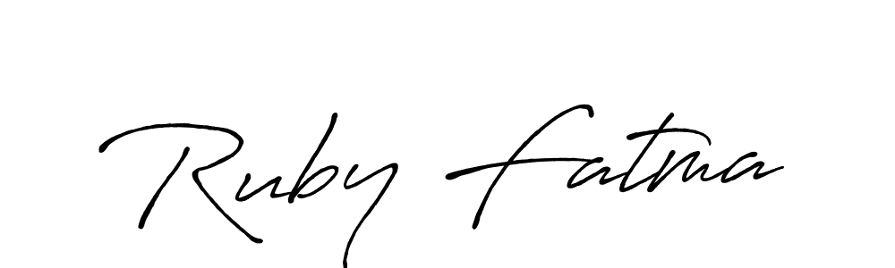 Best and Professional Signature Style for Ruby Fatma. Antro_Vectra_Bolder Best Signature Style Collection. Ruby Fatma signature style 7 images and pictures png