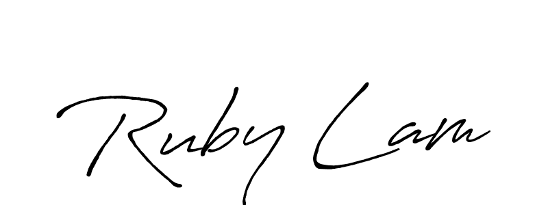 You can use this online signature creator to create a handwritten signature for the name Ruby Lam. This is the best online autograph maker. Ruby Lam signature style 7 images and pictures png
