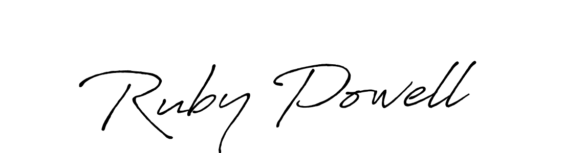 Once you've used our free online signature maker to create your best signature Antro_Vectra_Bolder style, it's time to enjoy all of the benefits that Ruby Powell name signing documents. Ruby Powell signature style 7 images and pictures png