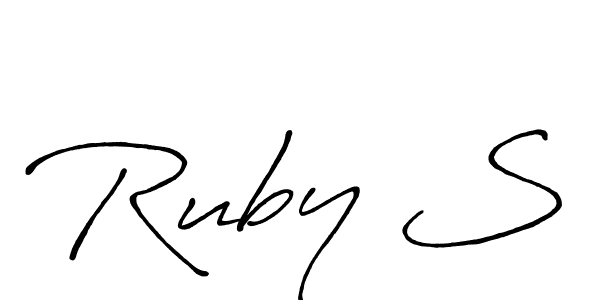 This is the best signature style for the Ruby S name. Also you like these signature font (Antro_Vectra_Bolder). Mix name signature. Ruby S signature style 7 images and pictures png
