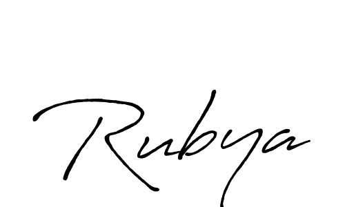 It looks lik you need a new signature style for name Rubya. Design unique handwritten (Antro_Vectra_Bolder) signature with our free signature maker in just a few clicks. Rubya signature style 7 images and pictures png