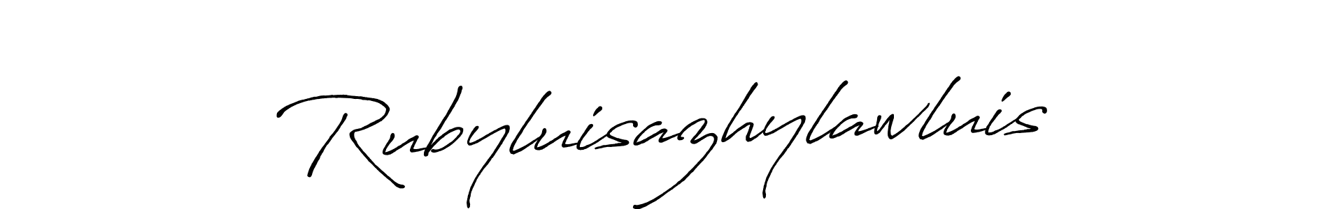 This is the best signature style for the Rubyluisazhylawluis name. Also you like these signature font (Antro_Vectra_Bolder). Mix name signature. Rubyluisazhylawluis signature style 7 images and pictures png
