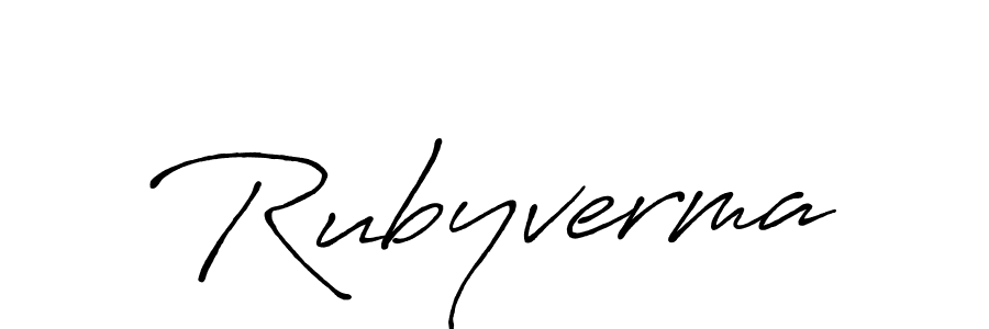 The best way (Antro_Vectra_Bolder) to make a short signature is to pick only two or three words in your name. The name Rubyverma include a total of six letters. For converting this name. Rubyverma signature style 7 images and pictures png
