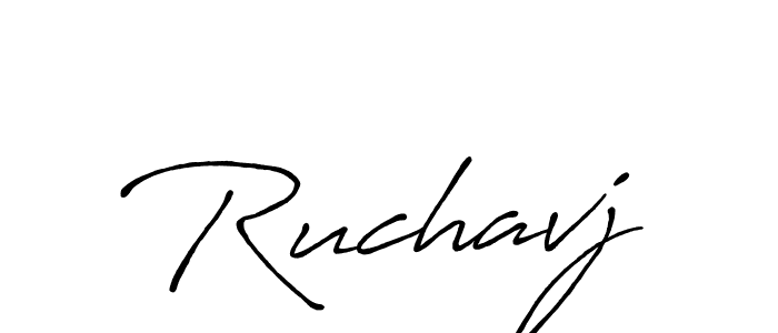 How to Draw Ruchavj signature style? Antro_Vectra_Bolder is a latest design signature styles for name Ruchavj. Ruchavj signature style 7 images and pictures png