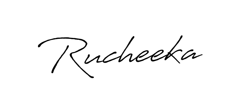 It looks lik you need a new signature style for name Rucheeka. Design unique handwritten (Antro_Vectra_Bolder) signature with our free signature maker in just a few clicks. Rucheeka signature style 7 images and pictures png