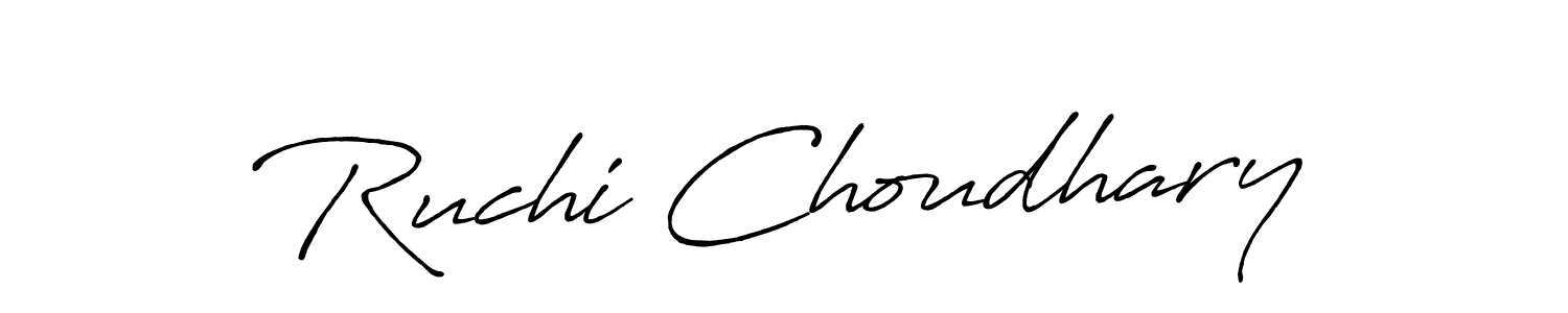 How to Draw Ruchi Choudhary signature style? Antro_Vectra_Bolder is a latest design signature styles for name Ruchi Choudhary. Ruchi Choudhary signature style 7 images and pictures png