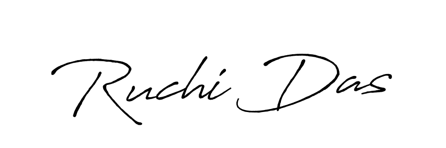 Make a beautiful signature design for name Ruchi Das. With this signature (Antro_Vectra_Bolder) style, you can create a handwritten signature for free. Ruchi Das signature style 7 images and pictures png